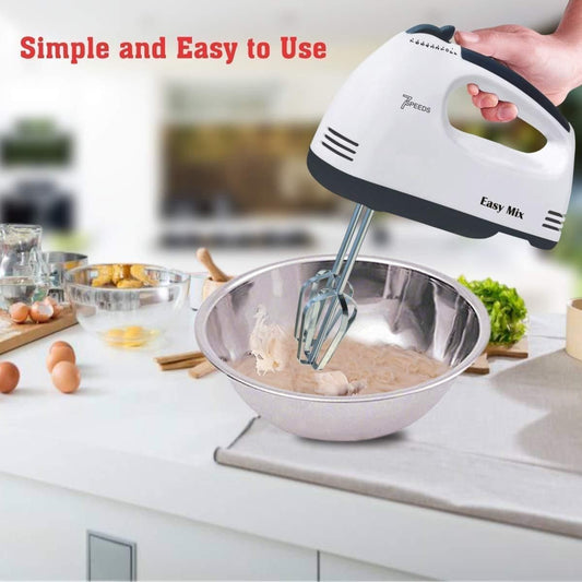 Hand Mixer - 7 Speed Egg Beater with Cream Beater�