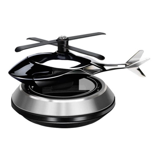 New Helicopter alloy Solar Car Air Perfume Diffuser