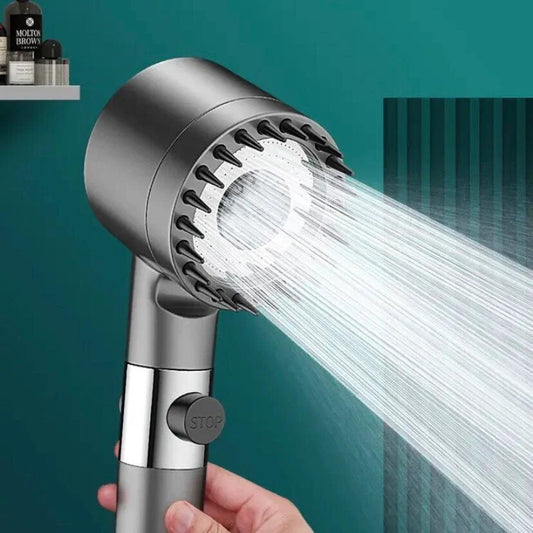 High Pressure 3-Setting Handheld filtration brush Shower head
